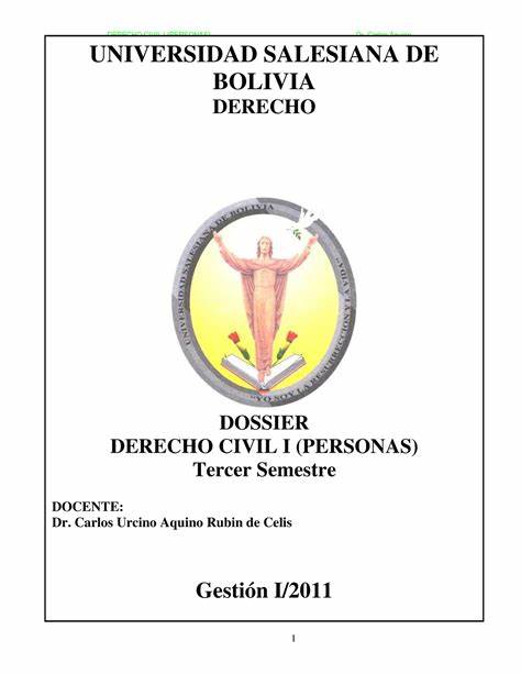Derecho Civil I